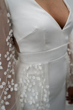 Robe De Mariée Glycine - Blanc Soie