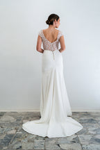 Brautkleid Florette - Seidenweiß