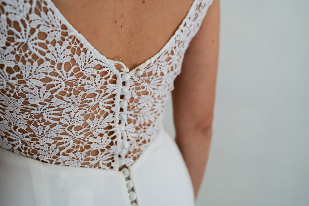Brautkleid Florette - Seidenweiß