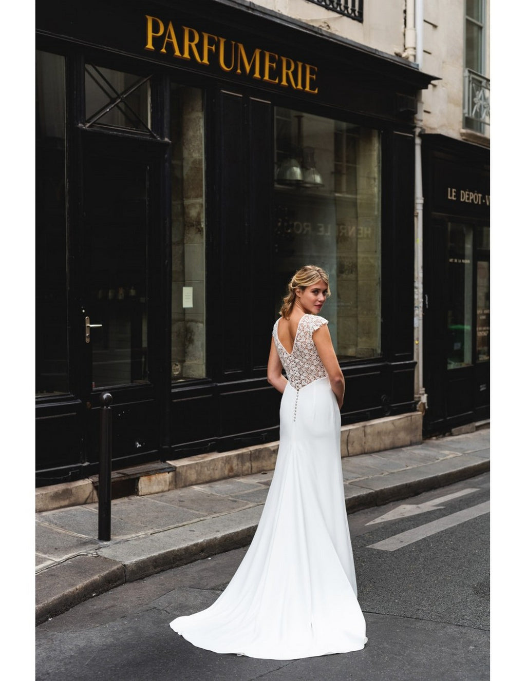 Brautkleid Florette - Seidenweiß