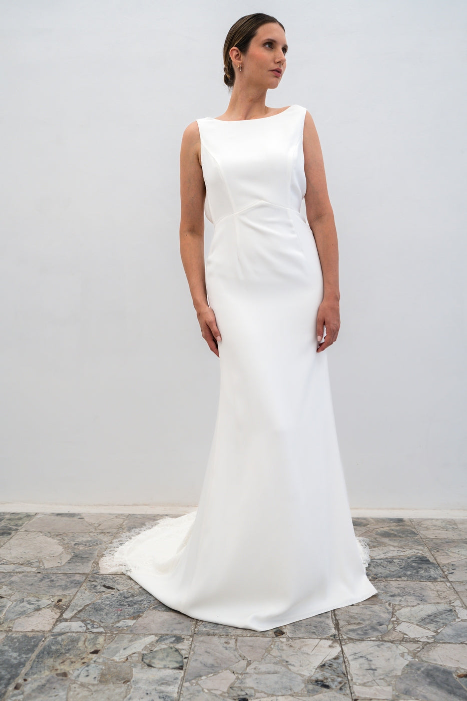 Robe De Mariée Blanche - Blanc Soie