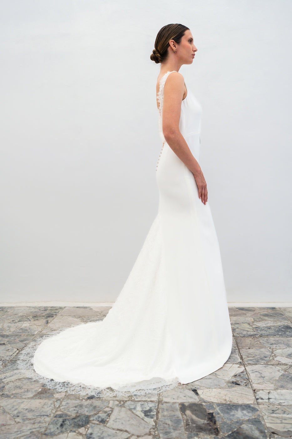 Robe De Mariée Blanche - Blanc Soie