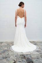 Robe De Mariée Blanche - Blanc Soie