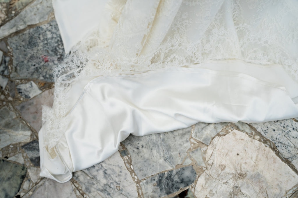Robe De Mariée Blanche - Blanc Soie