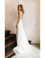 Robe De Mariée Blanche - Blanc Soie