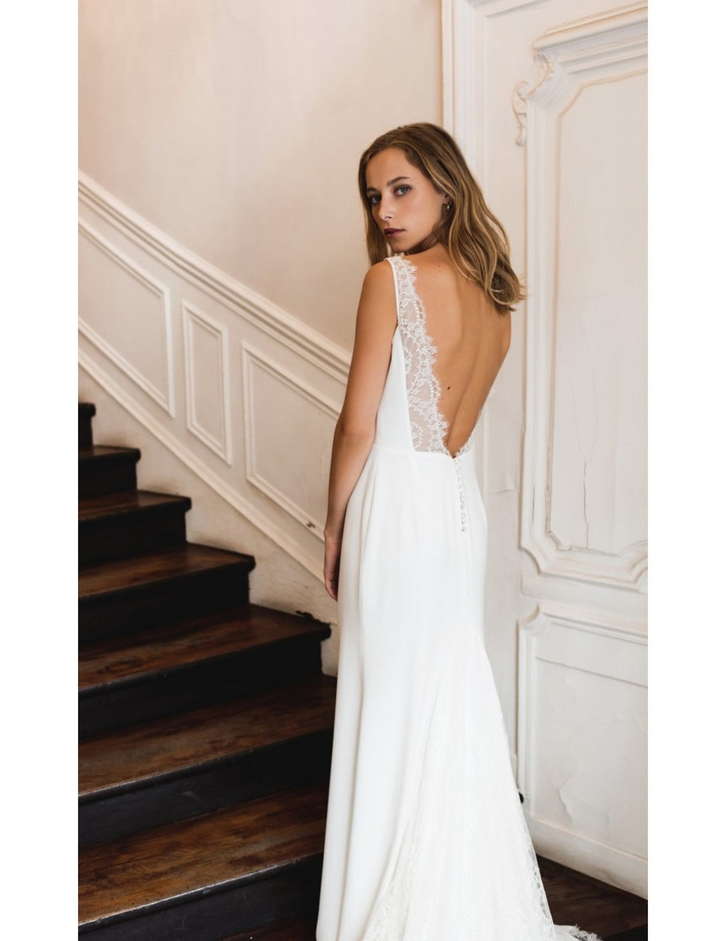 Robe De Mariée Blanche - Blanc Soie