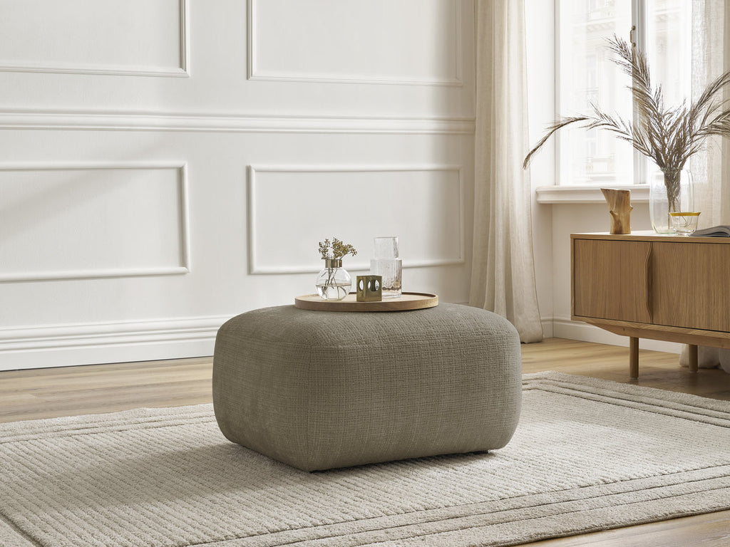 Denise - Pouf - Tissu Texturé