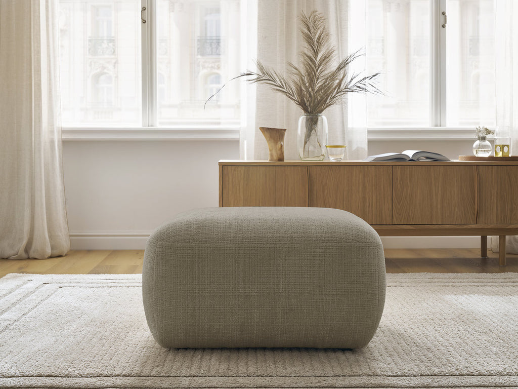 Denise - Pouf - Tissu Texturé