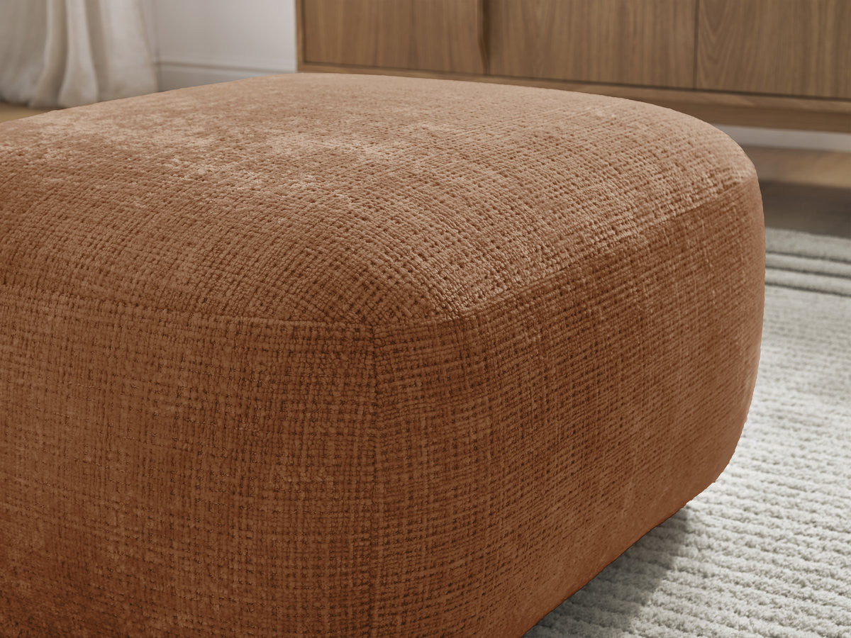 Denise - Pouf - Tissu Texturé