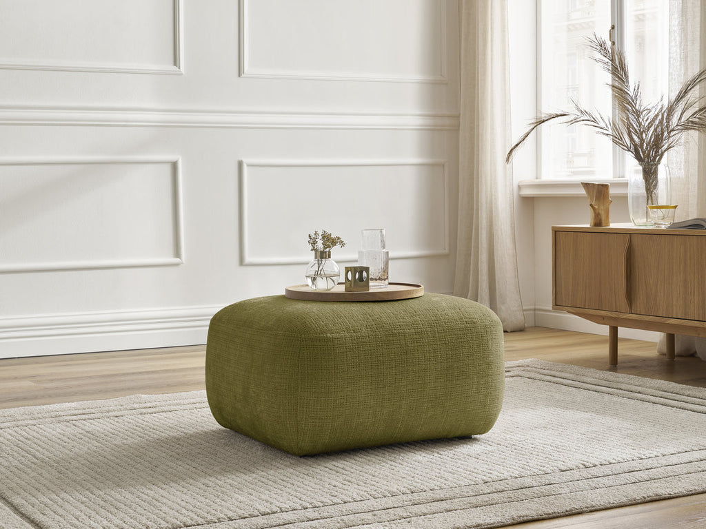 Denise - Pouf - Tissu Texturé