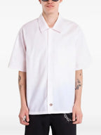 Camisa de rayas de manga corta Venedocia - White