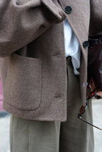 Elsa Wool Jacket Brown