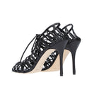 Sandales - Manolo Blahnik Hamza 105 Leather - Black