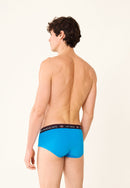 Slip En Coton - Intrépide Bleu Fluo