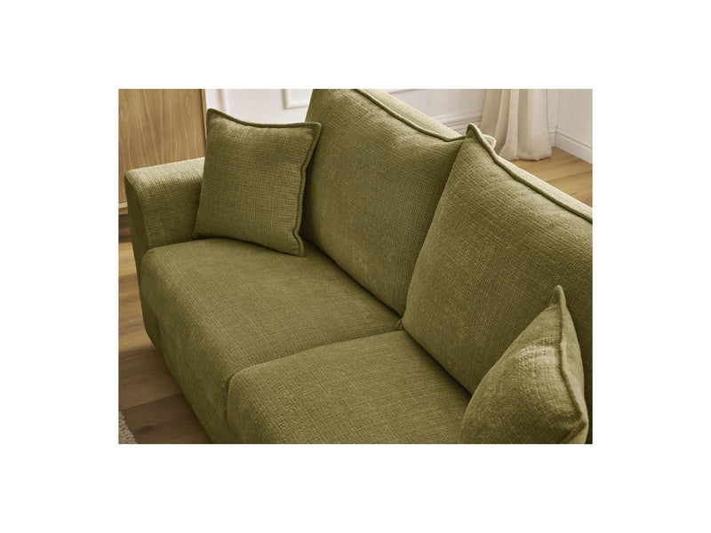 Canapé Droit Convertible Ouverture Express - Augustin - Tissu Texturé