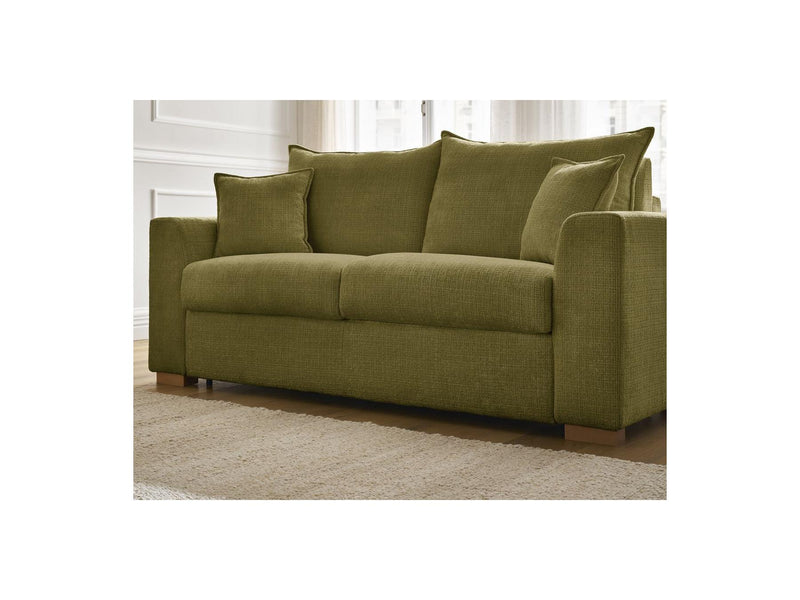 Canapé Droit Convertible Ouverture Express - Augustin - Tissu Texturé