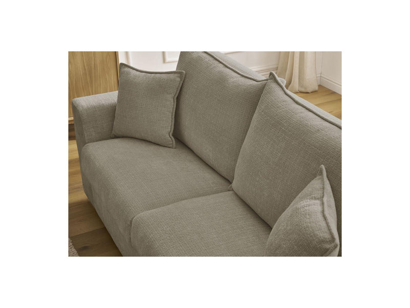 Canapé Droit Convertible Ouverture Express - Augustin - Tissu Texturé