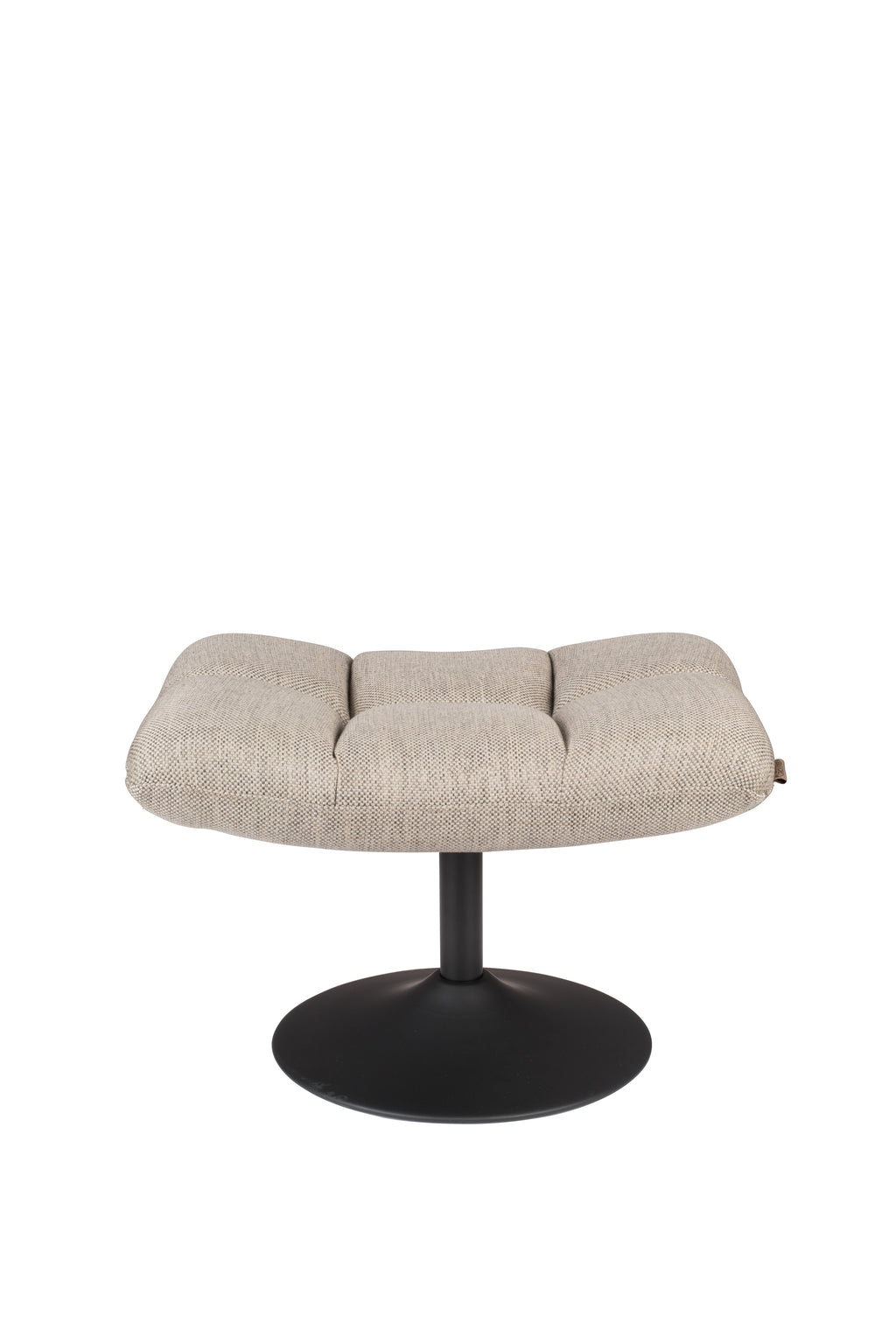 Bar - Pouf - Tissu - Gris clair
