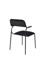 Alba - Dining Room Armchair - Fabric - Black/Black