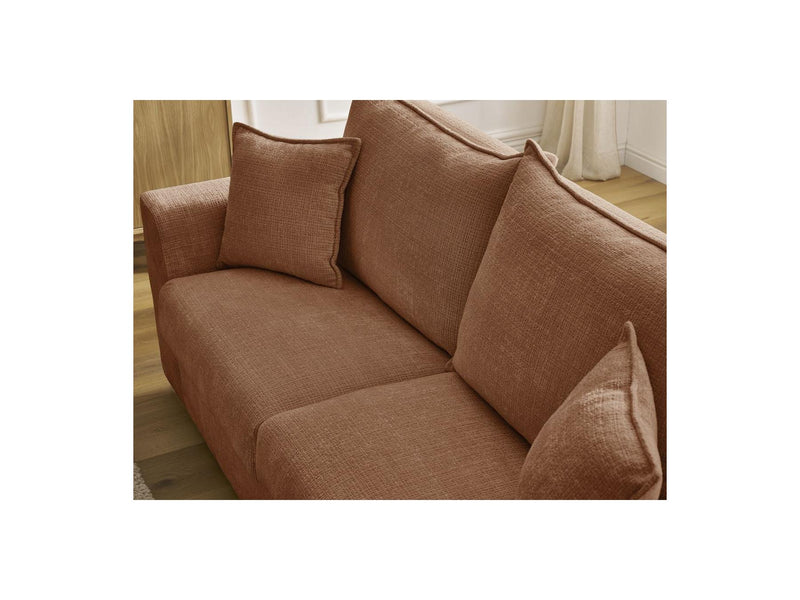 Canapé Droit Convertible Ouverture Express - Augustin - Tissu Texturé