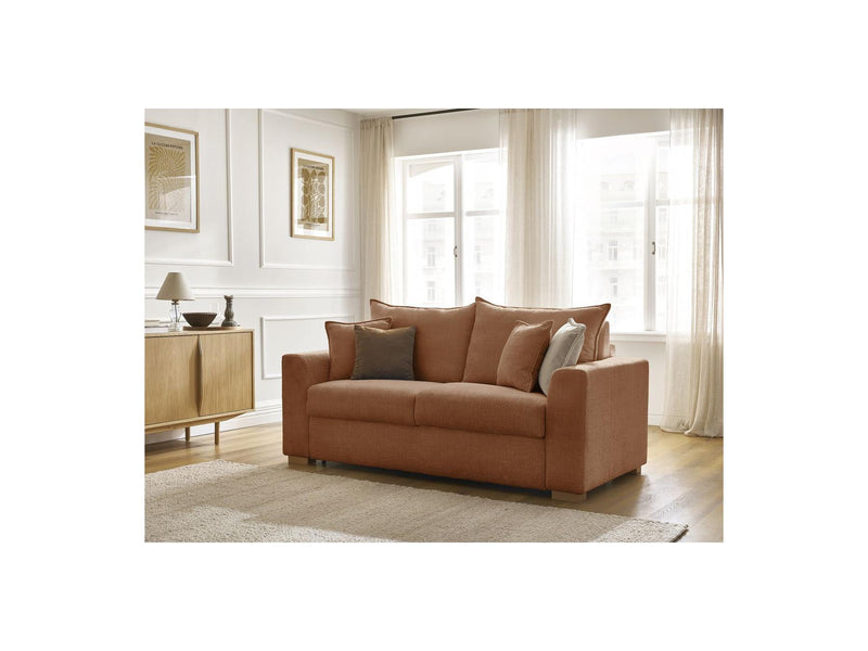 Canapé Droit Convertible Ouverture Express - Augustin - Tissu Texturé