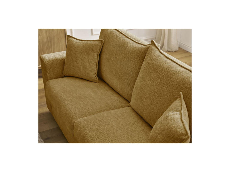 Canapé Droit Convertible Ouverture Express - Augustin - Tissu Texturé