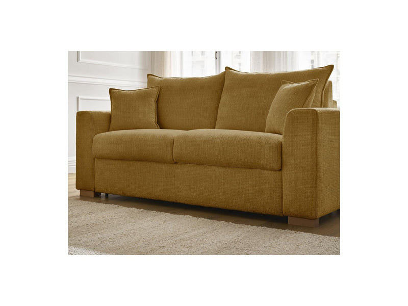 Canapé Droit Convertible Ouverture Express - Augustin - Tissu Texturé