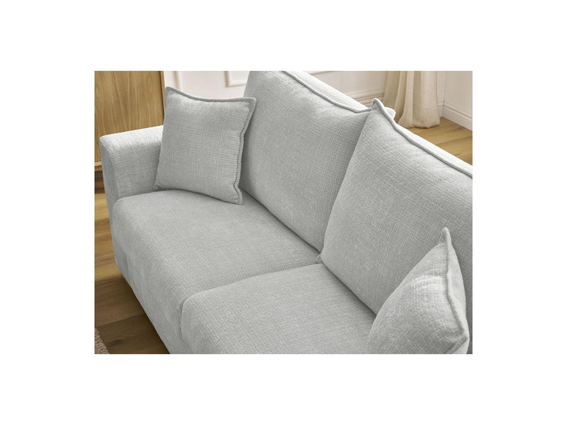 Canapé Droit Convertible Ouverture Express - Augustin - Tissu Texturé