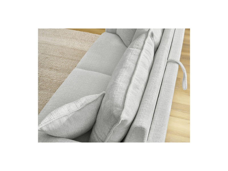 Canapé Droit Convertible Ouverture Express - Augustin - Tissu Texturé