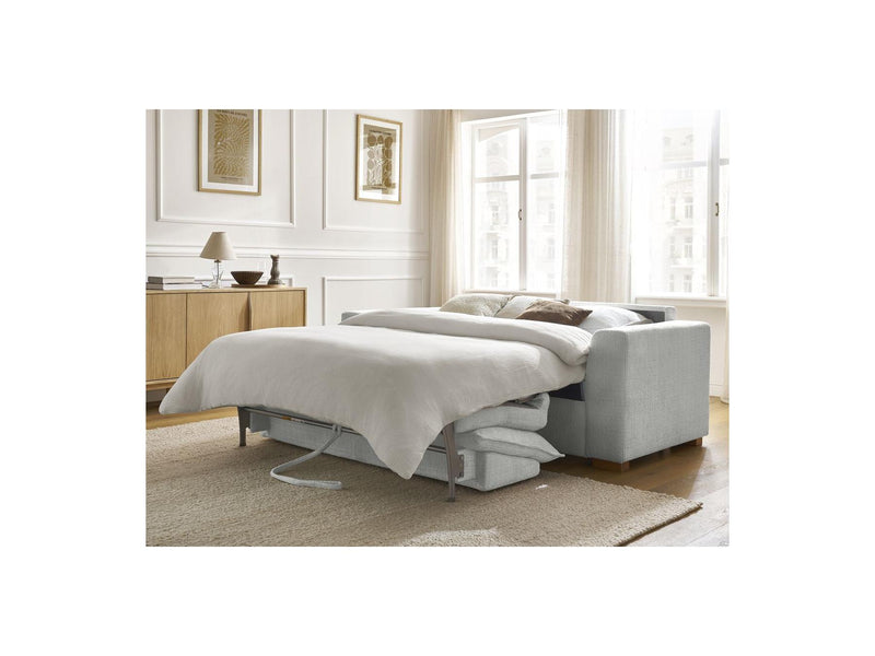 Canapé Droit Convertible Ouverture Express - Augustin - Tissu Texturé