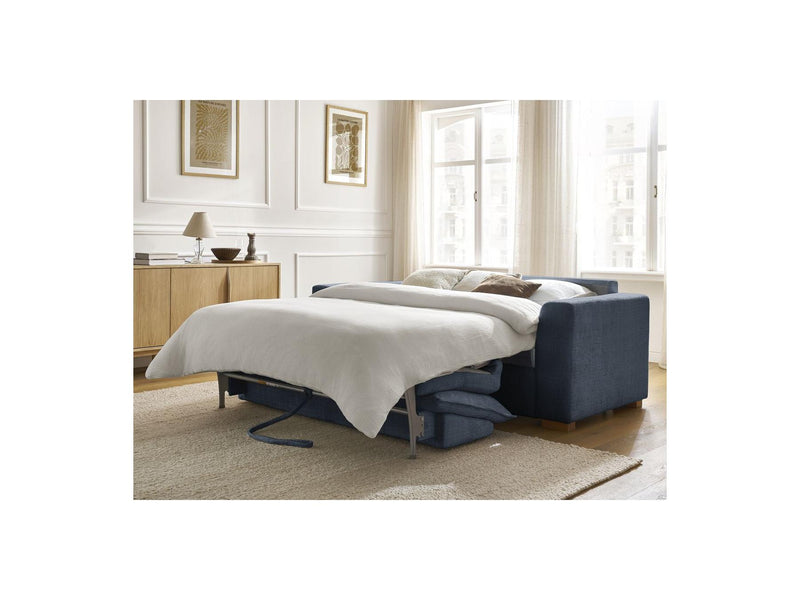 Canapé Droit Convertible Ouverture Express - Augustin - Tissu Texturé