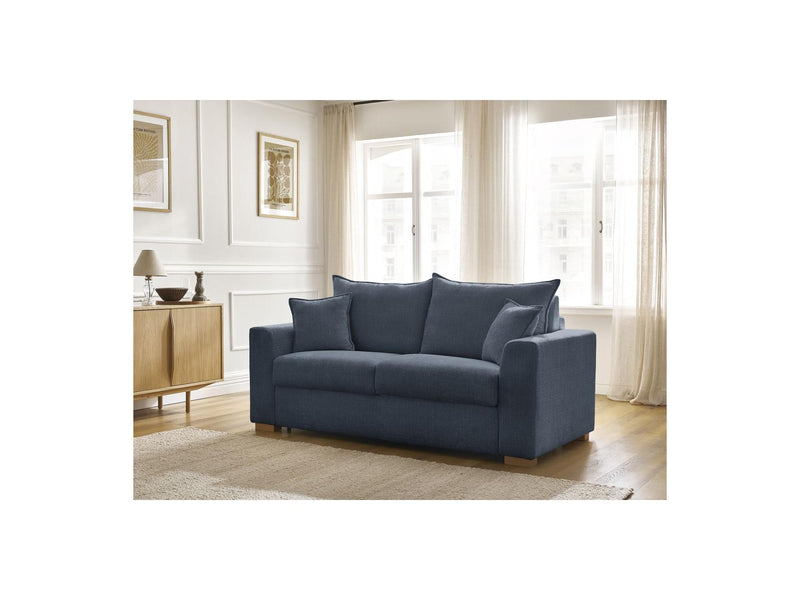 Canapé Droit Convertible Ouverture Express - Augustin - Tissu Texturé