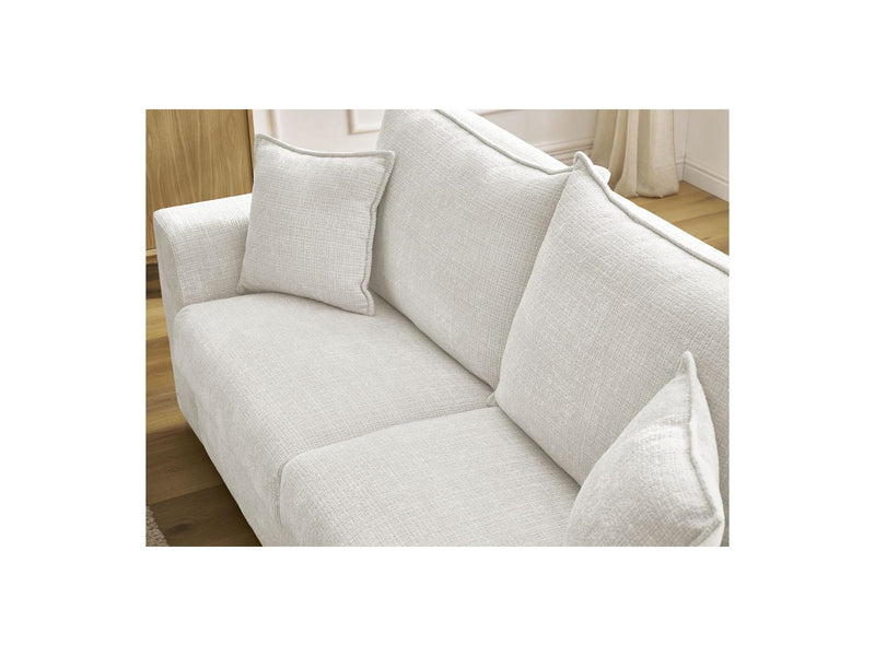 Canapé Droit Convertible Ouverture Express - Augustin - Tissu Texturé