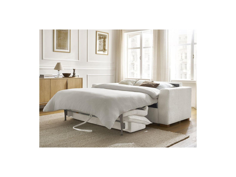 Canapé Droit Convertible Ouverture Express - Augustin - Tissu Texturé