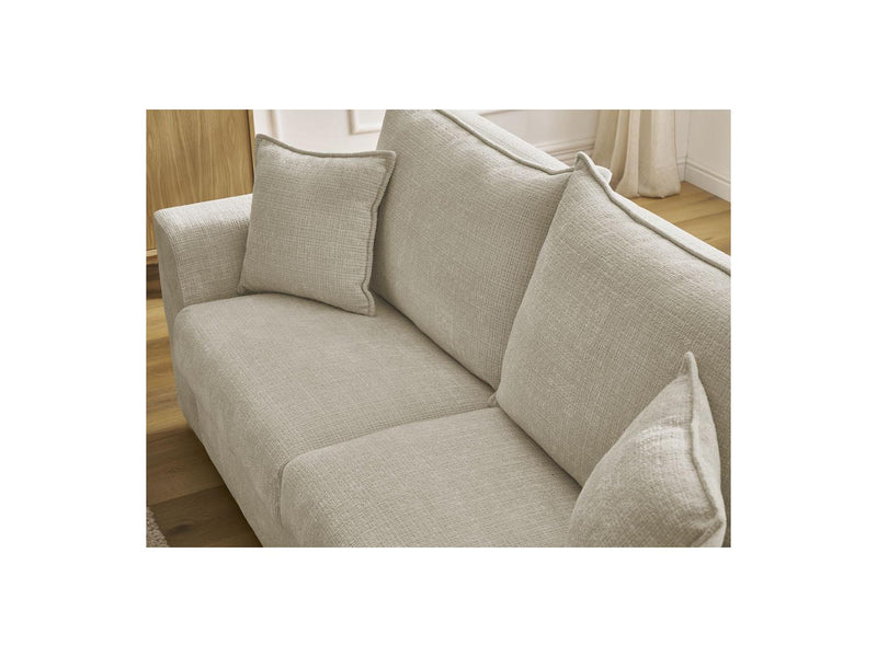 Canapé Droit Convertible Ouverture Express - Augustin - Tissu Texturé