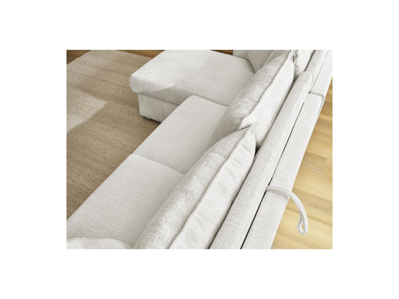 Canapé D'Angle Réversible Convertible - Augustin - Tissu Texturé