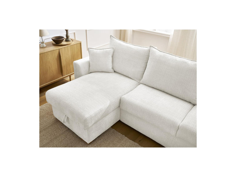 Canapé D'Angle Réversible Convertible - Augustin - Tissu Texturé