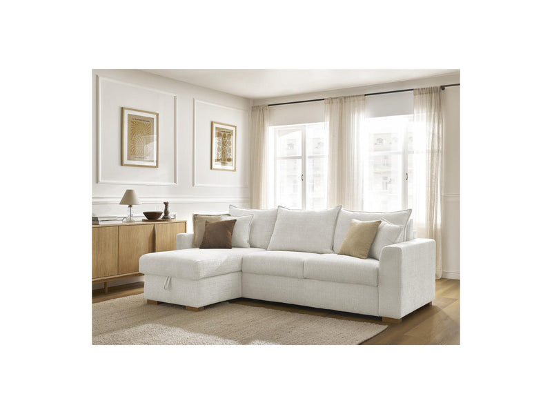 Canapé D'Angle Réversible Convertible - Augustin - Tissu Texturé