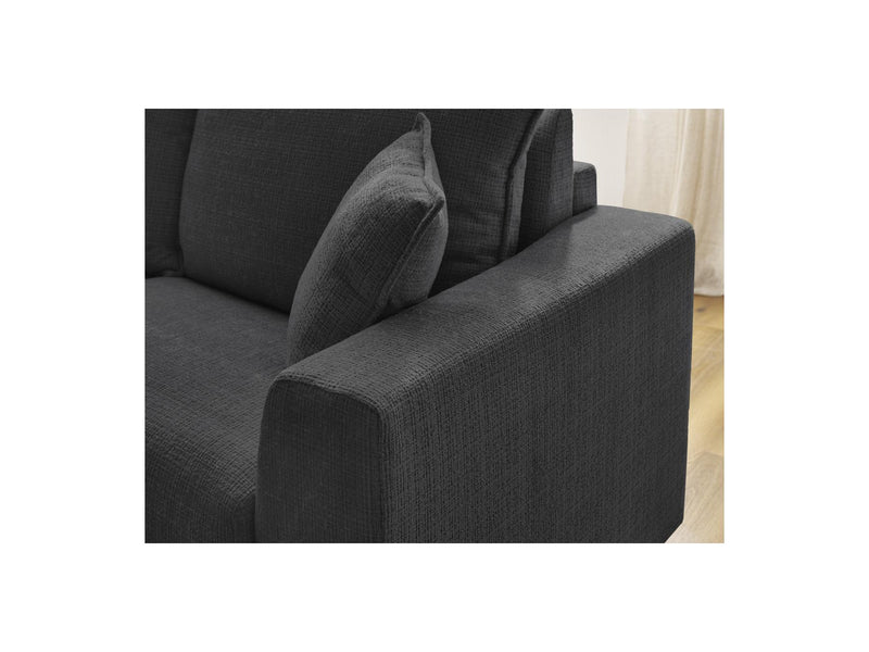 Canapé D'Angle Réversible Convertible - Augustin - Tissu Texturé