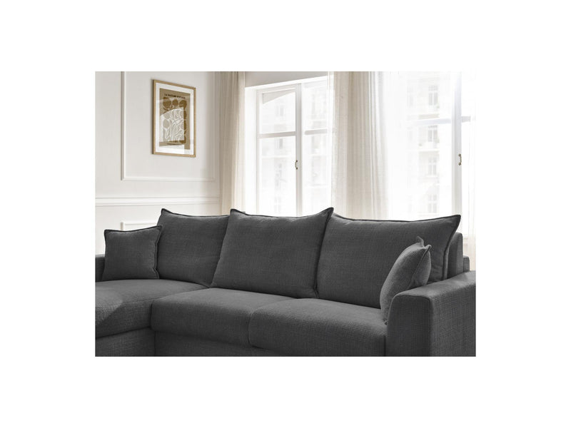 Canapé D'Angle Réversible Convertible - Augustin - Tissu Texturé