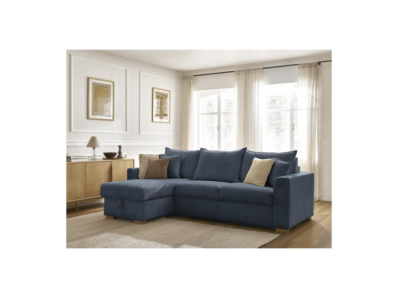 Canapé D'Angle Réversible Convertible - Augustin - Tissu Texturé