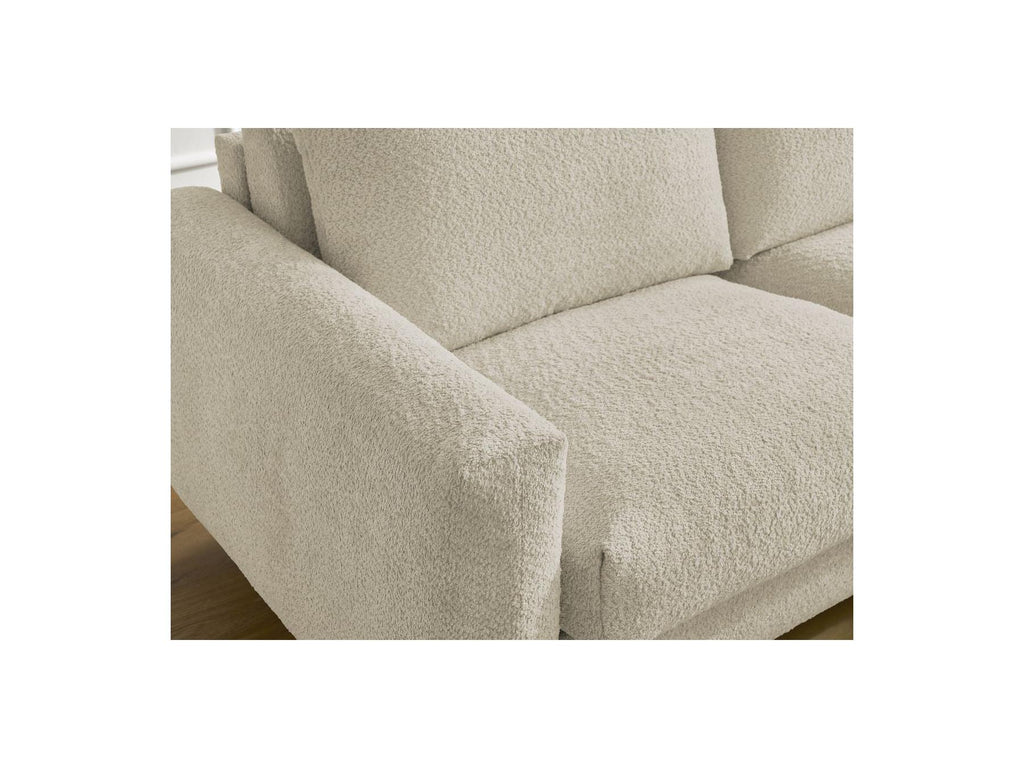 Cocoone - Canapé Droit Convertible Nouveau Ouverture Express - Tissu Bouclette