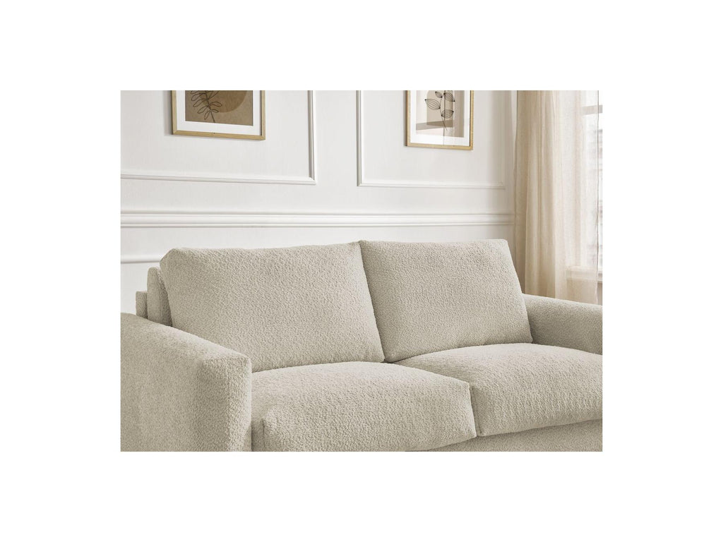 Cocoone - Canapé Droit Convertible Nouveau Ouverture Express - Tissu Bouclette