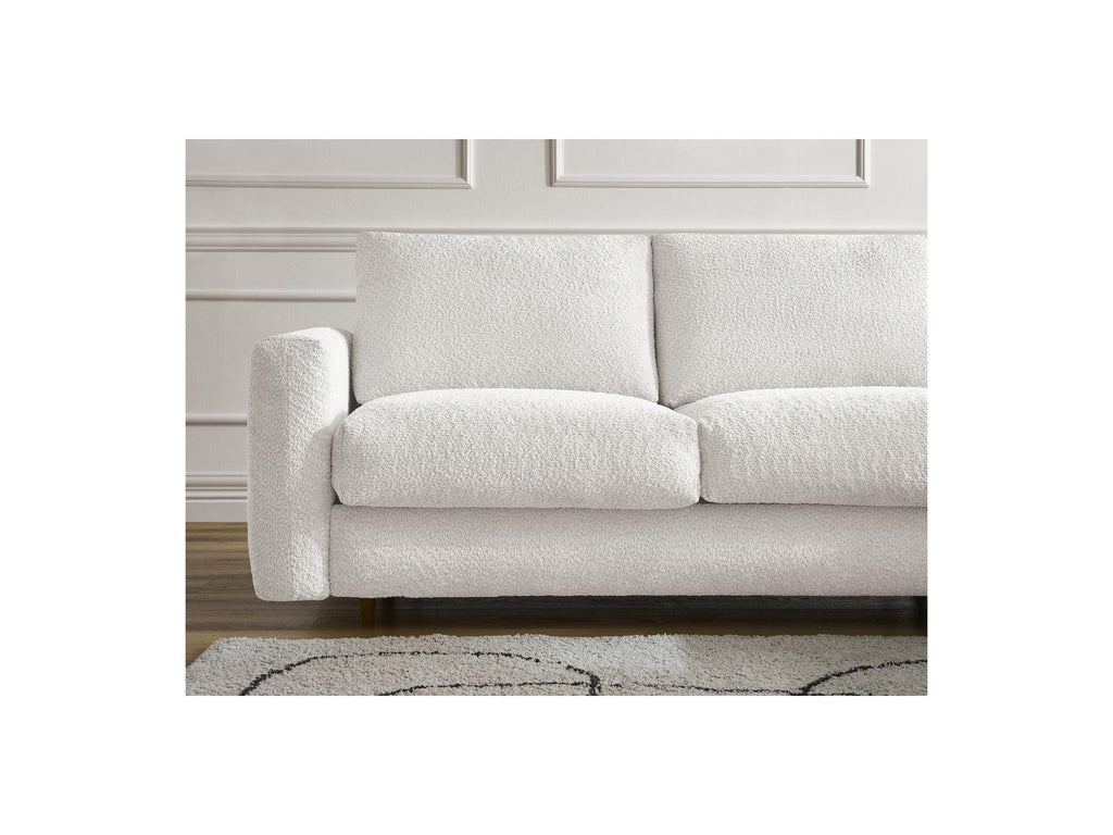 Cocoone - Canapé Droit Convertible Nouveau Ouverture Express - Tissu Bouclette