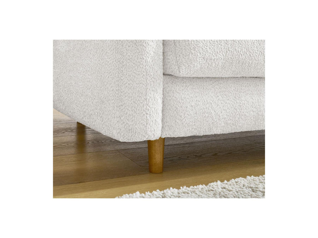 Cocoone - Canapé Droit Convertible Nouveau Ouverture Express - Tissu Bouclette