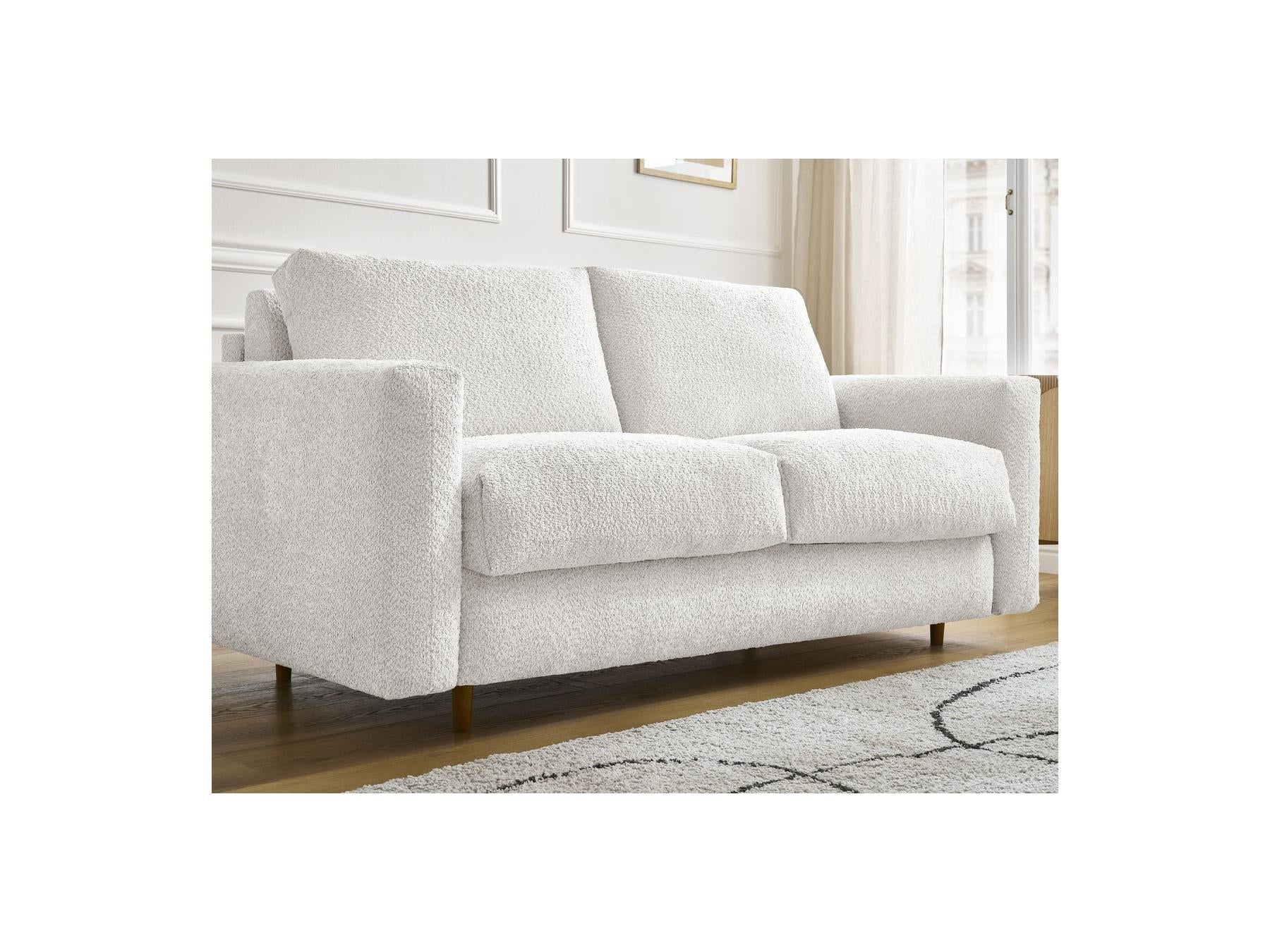 Cocoone - Canapé Droit Convertible Nouveau Ouverture Express - Tissu Bouclette