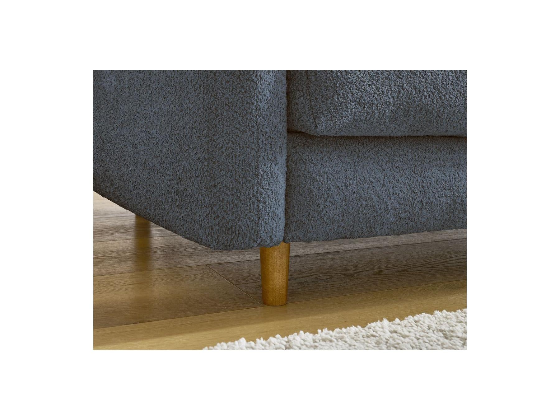 Cocoone - Canapé Droit Convertible Nouveau Ouverture Express - Tissu Bouclette