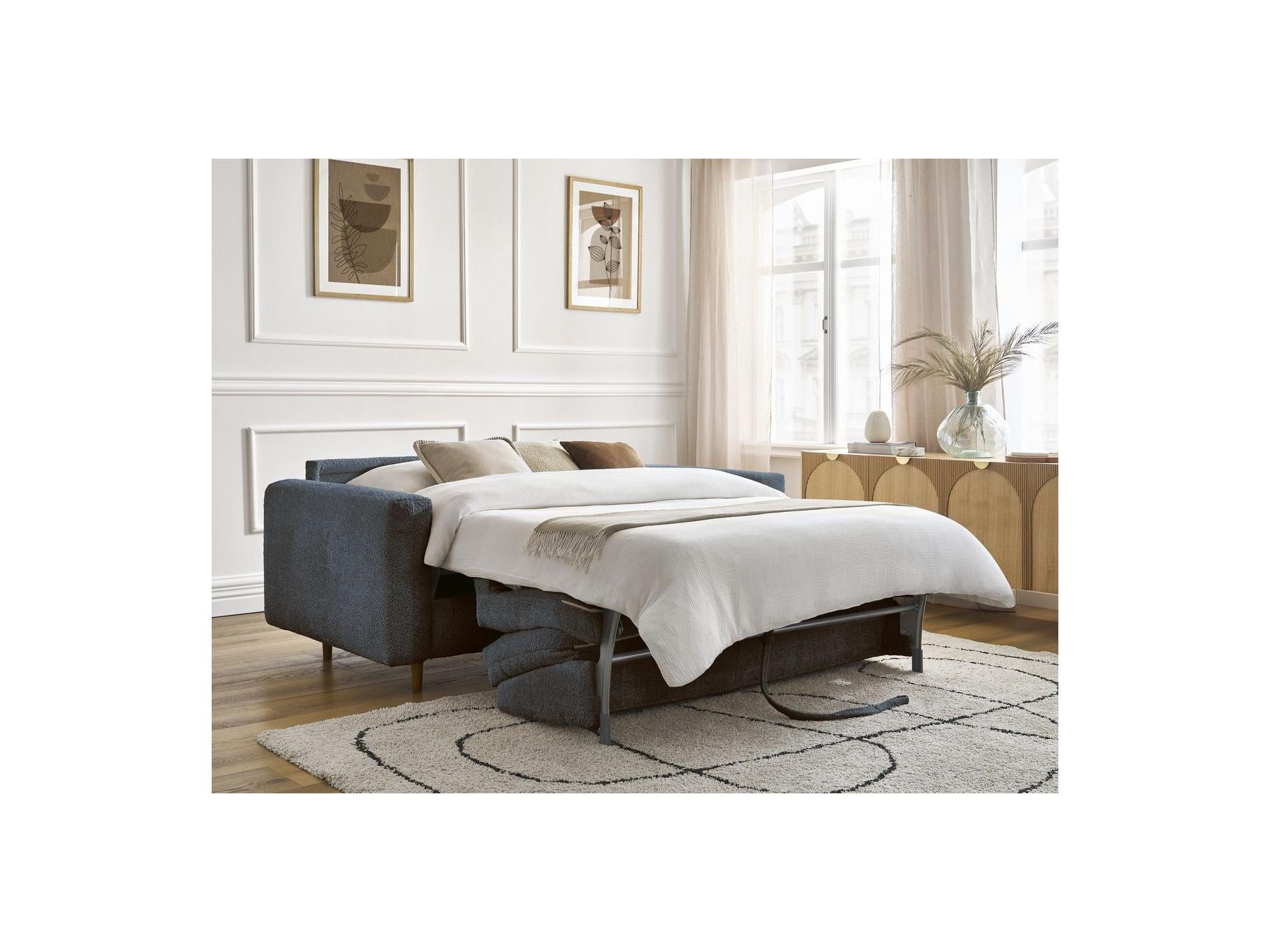 Cocoone - Canapé Droit Convertible Nouveau Ouverture Express - Tissu Bouclette