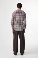 Chemise Colby Shirt - Wine Check