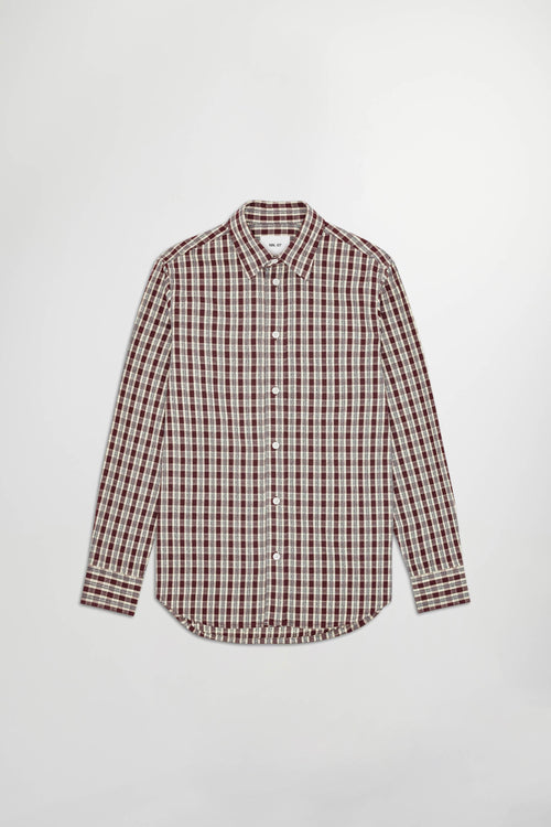 Chemise Colby Shirt - Wine Check